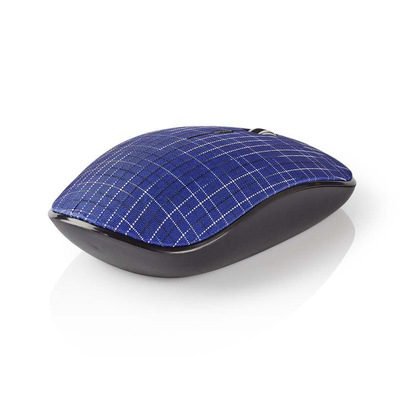 Nedis MSWS500BU Draadloze Muis 1600 Dpi 3-knops Blauw
