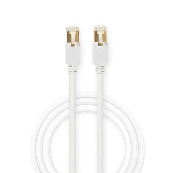 Nedis CCBW85221WT15 Cat6-kabel Rj45 Male Rj45 Male S/ftp 1.50 M Rond Lszh / Pvc Wit Window Box
