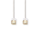 Nedis CCBW85221WT15 Cat6-kabel Rj45 Male Rj45 Male S/ftp 1.50 M Rond Lszh / Pvc Wit Window Box