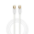 Nedis CCBW85221WT025 Netwerkkabel Cat6 S/ftp Rj45 (8p8c) Male - Rj45 (8p8c) Male 0,25 M Wit
