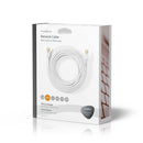 Nedis CCBW85221WT150 Cat6-kabel Rj45 Male Rj45 Male S/ftp 15.0 M Rond Lszh / Pvc Wit Window Box