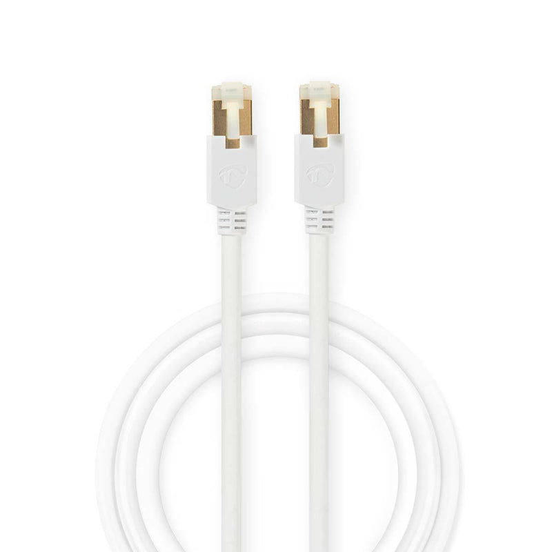 Nedis CCBW85221WT05 Netwerkkabel Cat6 S/ftp Rj45 (8p8c) Male - Rj45 (8p8c) Male 0,25 M Wit