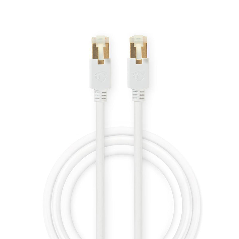 Nedis CCBW85221WT300 Cat6-kabel Rj45 Male Rj45 Male S/ftp 30.0 M Rond Lszh / Pvc Wit Window Box