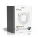 Nedis CCBW85221WT300 Cat6-kabel Rj45 Male Rj45 Male S/ftp 30.0 M Rond Lszh / Pvc Wit Window Box