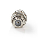 Nedis CSGP41939ME Coax-adapter F F-connector Female - F-connector Female Zilver