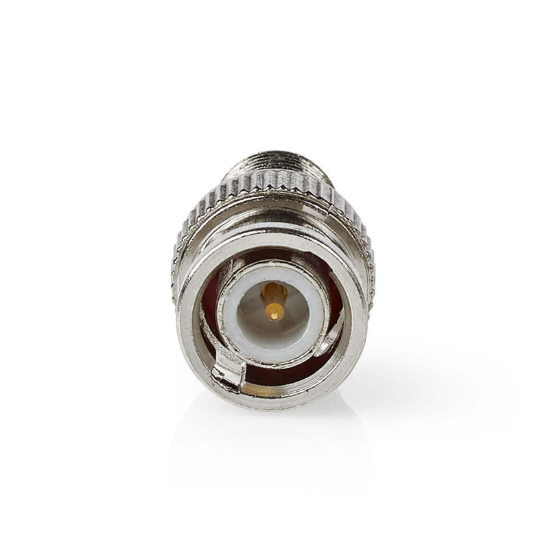 Nedis CSGP41967ME Coax-adapter F Bnc Male - F-connector Female Zilver