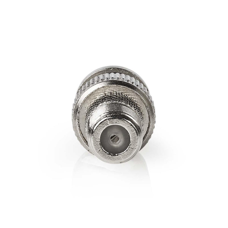 Nedis CSGP41967ME Coax-adapter F Bnc Male - F-connector Female Zilver