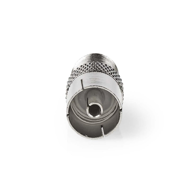 Nedis CSGP41959ME Satelliet- En Antenne-adapter F Female - Iec (coax) Female 10 Stuks Metaal