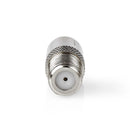 Nedis CSGP41959ME Satelliet- En Antenne-adapter F Female - Iec (coax) Female 10 Stuks Metaal