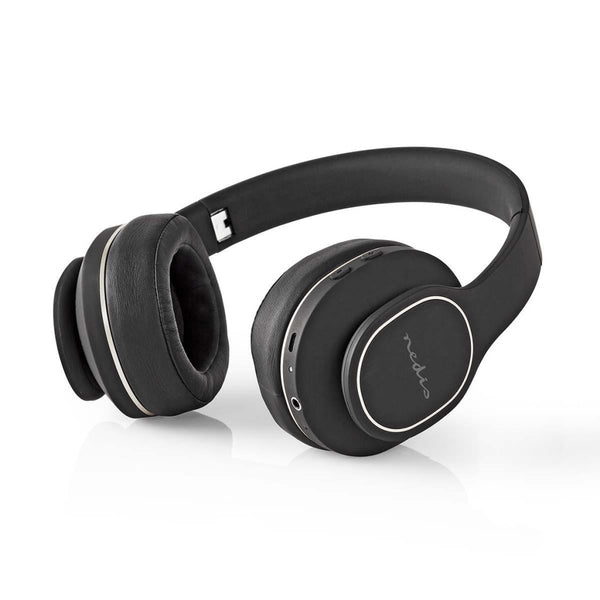 Nedis HPBT3260BK Draadloze Hoofdtelefoon Bluetooth® Over-ear Actieve Ruisonderdrukking (anc) Zwart