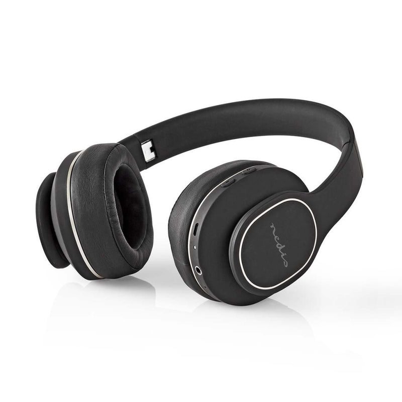 Nedis HPBT3260BK Draadloze Hoofdtelefoon Bluetooth® Over-ear Actieve Ruisonderdrukking (anc) Zwart