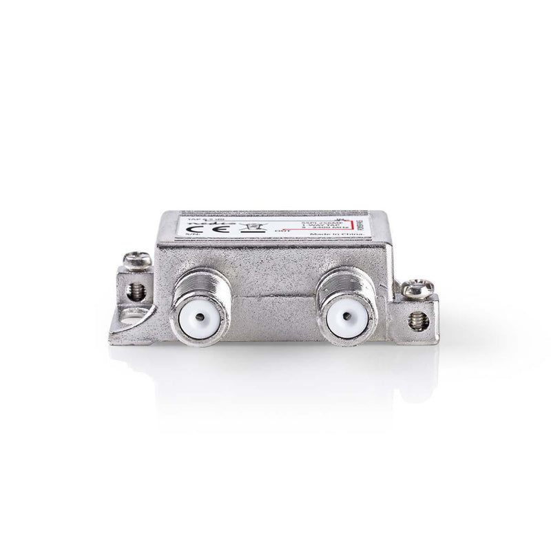 Nedis SSPL256ME Satelliet Tap F-splitter Max: 6 Db Versterking 5 - 2400 Mhz 1 Uitgang