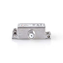 Nedis SSPL258ME Satelliet Tap F-splitter Max. 8 Db Versterking 5 - 2400 Mhz 1 Uitgang