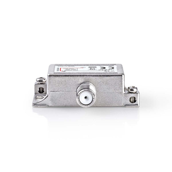 Nedis SSPL258ME Satelliet Tap F-splitter Max. 8 Db Versterking 5 - 2400 Mhz 1 Uitgang