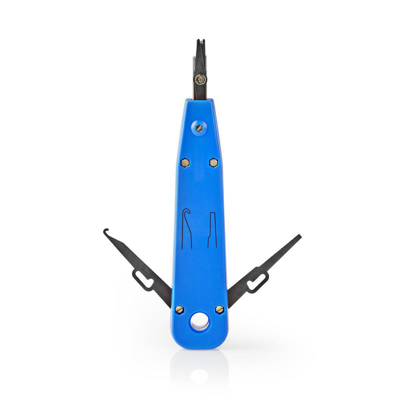 Nedis CCGP89555BU Lsa Punchdown Tool Voor Lsa Krone En Strips Blauw