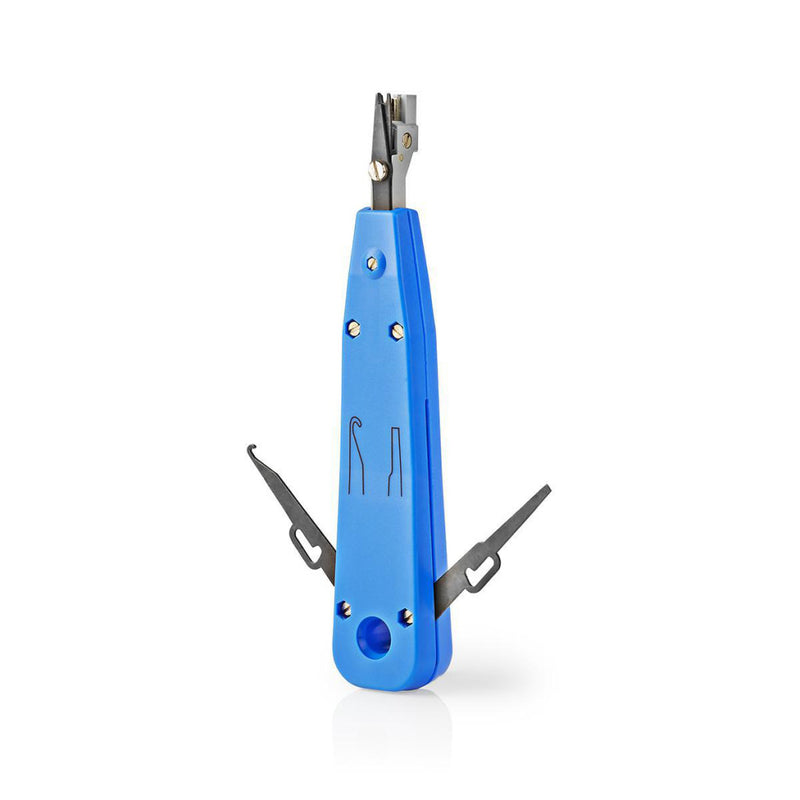 Nedis CCGP89555BU Lsa Punchdown Tool Voor Lsa Krone En Strips Blauw