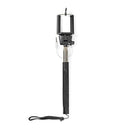 Nedis SEST100BK Uitschuifbare Selfiestick Bedrade Sluiterknop Antislip Handgreep Veiligheidskoord