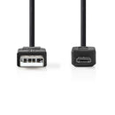Nedis CCGW60500BK10 Usb 2.0-kabel A Male - Micro-b Male 1,0 M Zwart