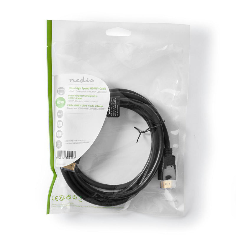 Nedis CVGP35000BK20 Ultra High Speed Hdmi&trade;-kabel Hdmi&trade;-connector - Hdmi&trade;-connecto