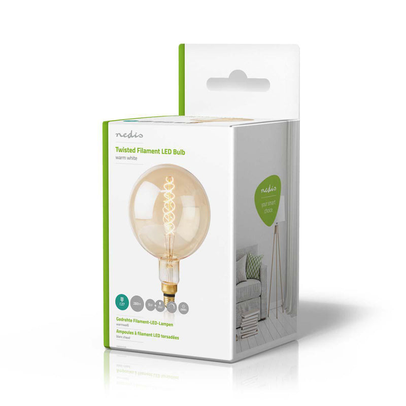 Nedis LEDBTFE27G200 Retro Led-lamp Met Filament E27 5 W 280 Lm 2000 K