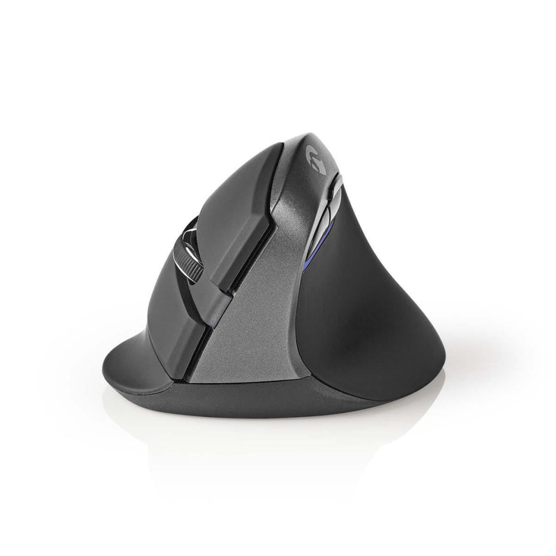 Nedis ERGOMSMWS100BK Ergonomic Wireless Mouse Mini 1600 Dpi 6-button Black