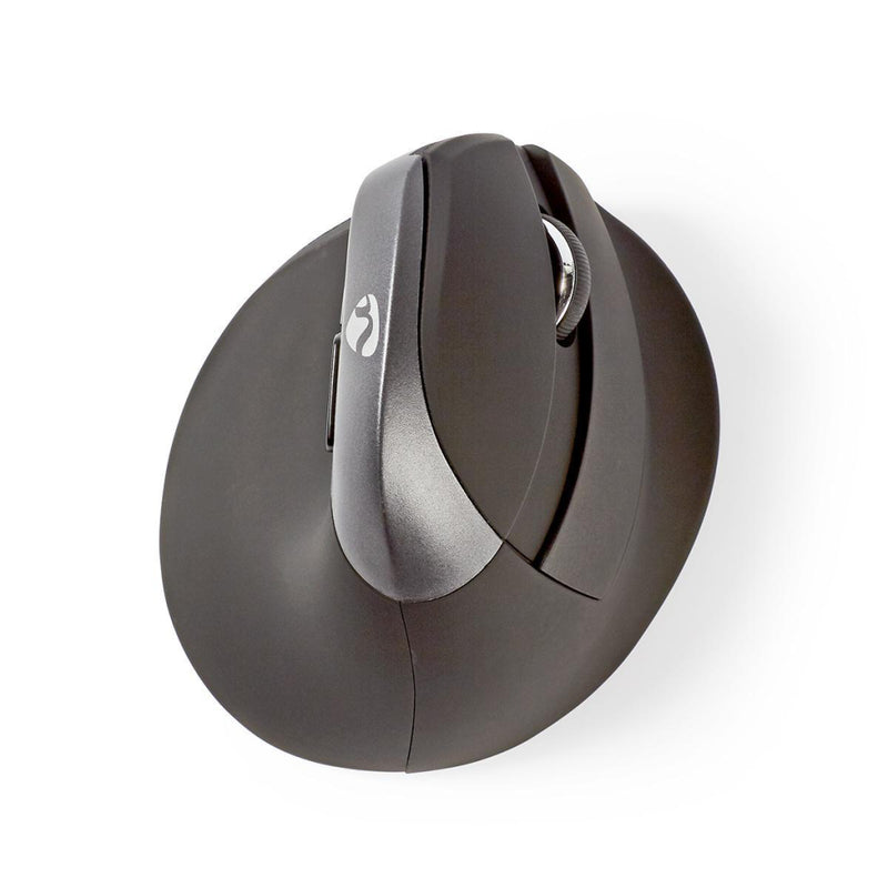 Nedis ERGOMSMWS100BK Ergonomic Wireless Mouse Mini 1600 Dpi 6-button Black