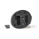 Nedis ERGOMSMWS100BK Ergonomic Wireless Mouse Mini 1600 Dpi 6-button Black