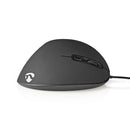 Nedis ERGOMSWD100BK Ergonomic Wired Mouse 3200 Dpi 6-button Black