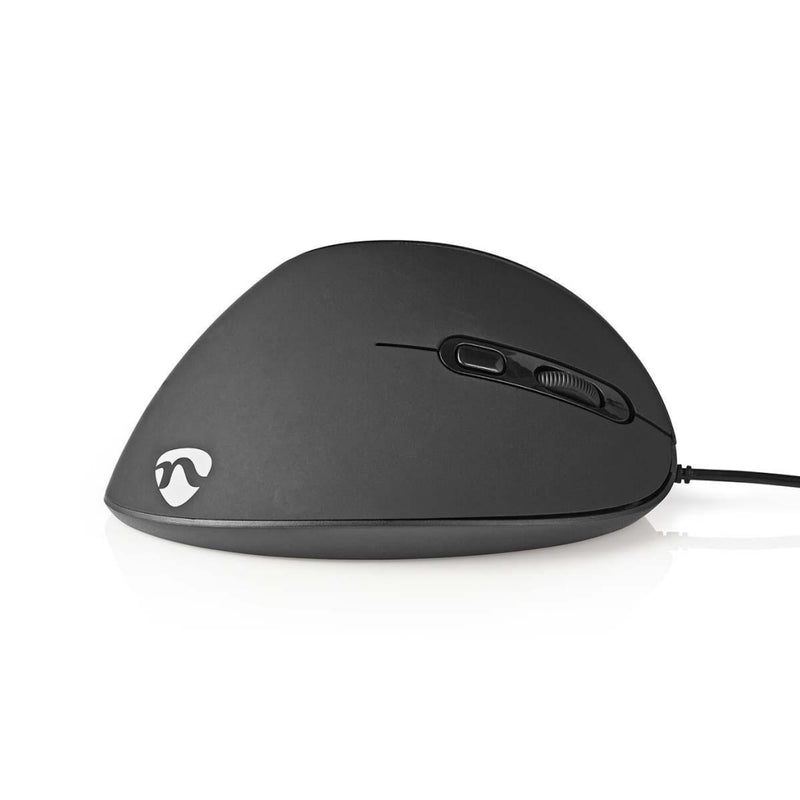 Nedis ERGOMSWD100BK Ergonomic Wired Mouse 3200 Dpi 6-button Black