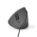 Nedis ERGOMSWD100BK Ergonomic Wired Mouse 3200 Dpi 6-button Black