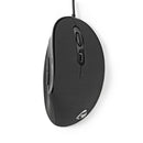 Nedis ERGOMSWD100BK Ergonomic Wired Mouse 3200 Dpi 6-button Black