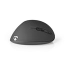 Nedis ERGOMSWS100BK Ergonomic Wireless Mouse 1600 Dpi 6-button Black