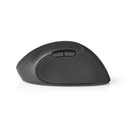 Nedis ERGOMSWS100BK Ergonomic Wireless Mouse 1600 Dpi 6-button Black
