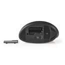 Nedis ERGOMSWS100BK Ergonomic Wireless Mouse 1600 Dpi 6-button Black