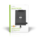 Nedis ERGOCH300BK Ergonomische Documenthouder Draai- En Kantelbaar Bureaubevestiging Zwart