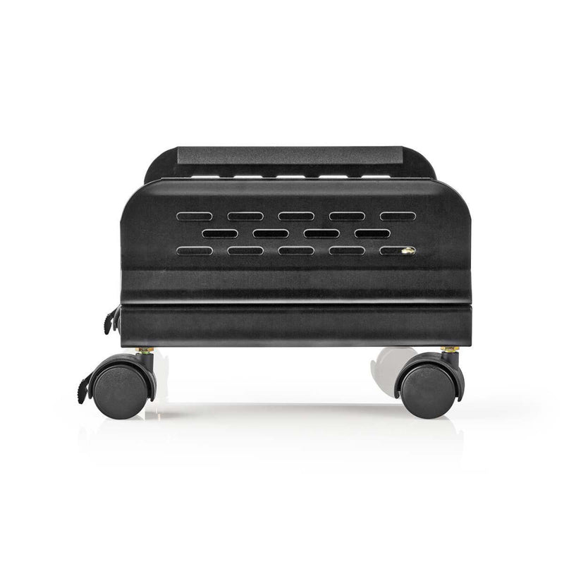 Nedis ERGOCSTD200BK Ergonomische Pc-standaard Verstelbare Breedte 4 Zwenkwieltjes Zwart