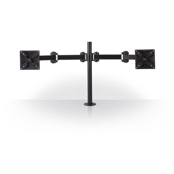 Nedis ERGODMM100BK Ergonomische Monitorbeugel Dubbele Monitor-arm Draai- En Kantelbaar Zwart