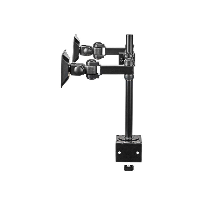 Nedis ERGODMM100BK Ergonomische Monitorbeugel Dubbele Monitor-arm Draai- En Kantelbaar Zwart