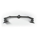 Nedis ERGODMM100BK Ergonomische Monitorbeugel Dubbele Monitor-arm Draai- En Kantelbaar Zwart