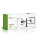 Nedis ERGODMM100BK Ergonomische Monitorbeugel Dubbele Monitor-arm Draai- En Kantelbaar Zwart