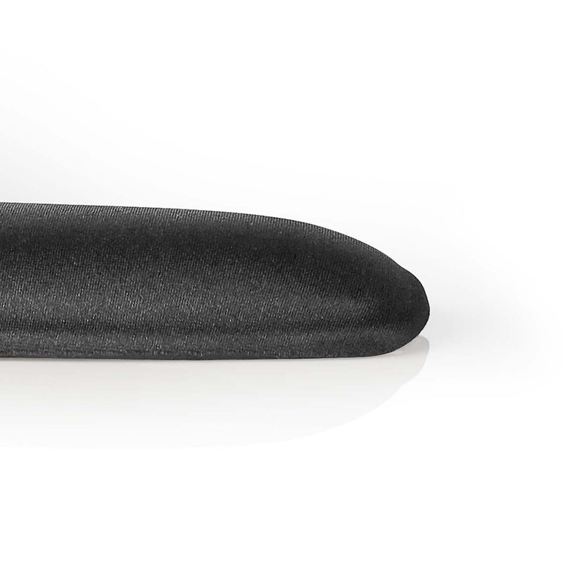 Nedis ERGOGKWP200BK Ergonomische Polssteun Voor Toetsenbord Gel 480 X 80 Mm Zwart