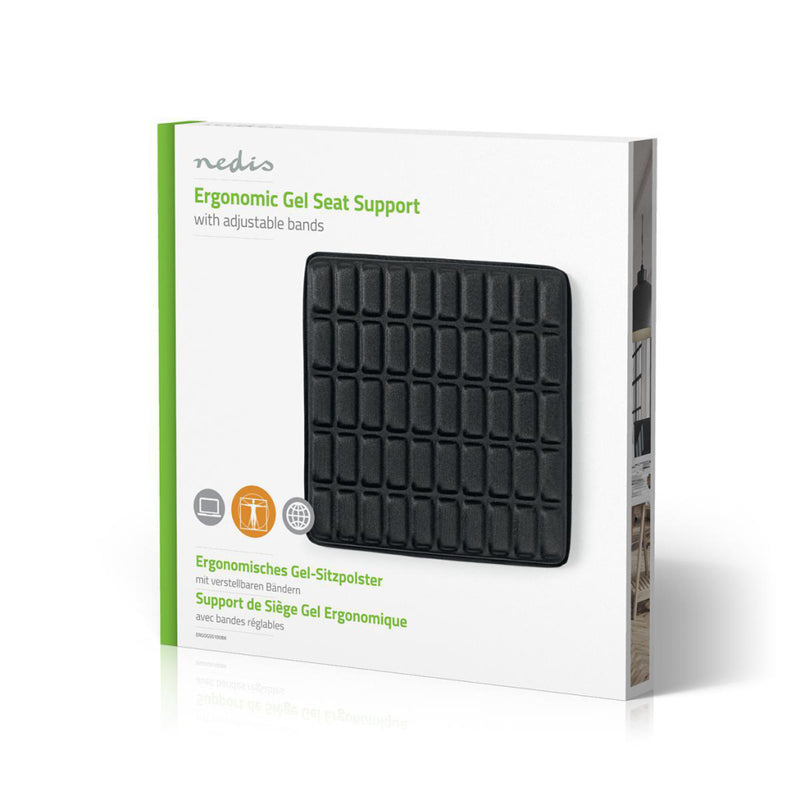 Nedis ERGOGSS100BK Ergonomisch Zitkussen Gel Zwart