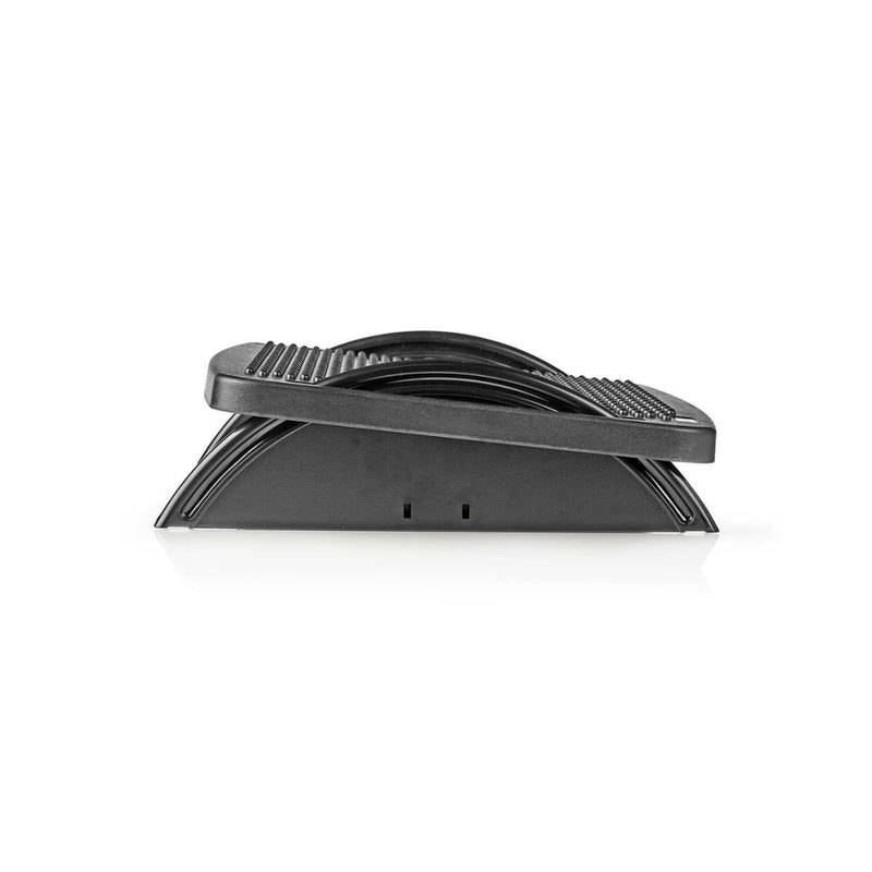 Nedis ERGOFR100BK Voetsteun Ergonomisch Kunststof Zwart