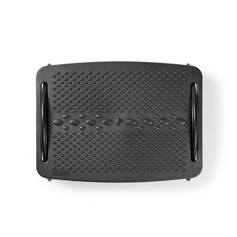 Nedis ERGOFR100BK Voetsteun Ergonomisch Kunststof Zwart