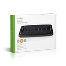 Nedis ERGOFR100BK Voetsteun Ergonomisch Kunststof Zwart