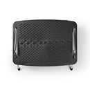 Nedis ERGOFR200BK Voetsteun Ergonomisch Metaal Zwart