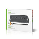 Nedis ERGOFR200BK Voetsteun Ergonomisch Metaal Zwart