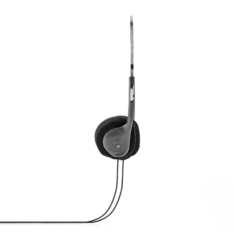 Nedis HPWD1101BK On-ear Koptelefoon Bedraad 1,10 M Zwart