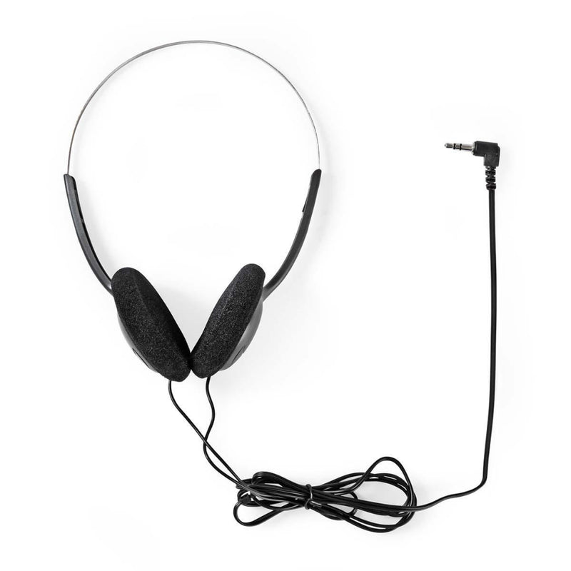 Nedis HPWD1101BK On-ear Koptelefoon Bedraad 1,10 M Zwart