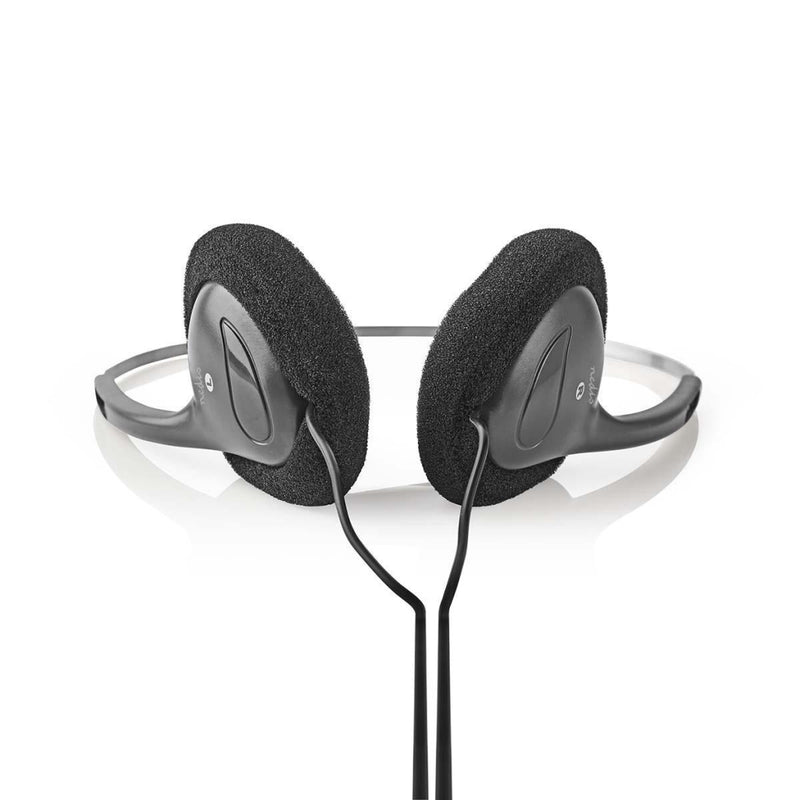 Nedis HPWD1101BK On-ear Koptelefoon Bedraad 1,10 M Zwart